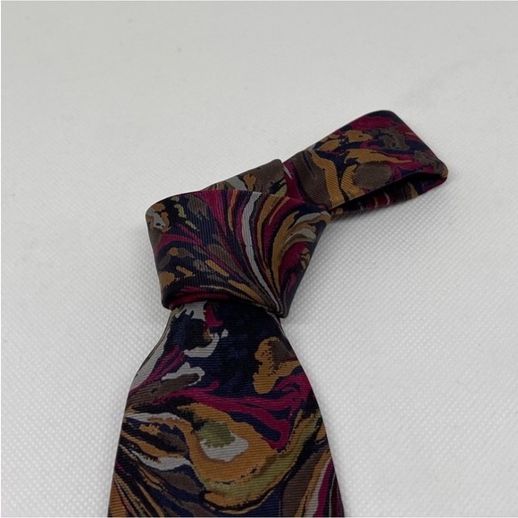 EUC Vintage Eláan Abstract Swirl Tie - Picture 5 of 7